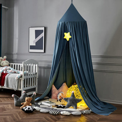 Bed Canopy for Kids Room Soft Hanging Decor Lightweight Fabric 12