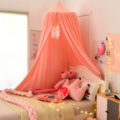 Bed Canopy for Kids Room Soft Hanging Decor Lightweight Fabric 6