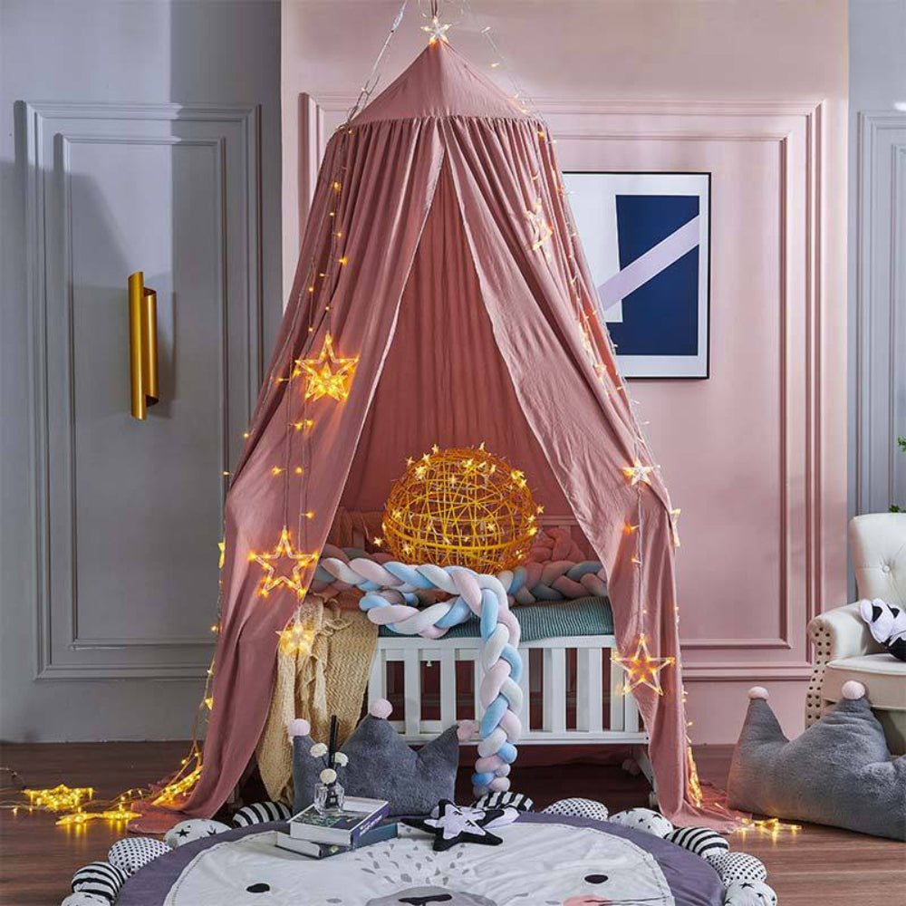 Bed Canopy for Kids Room Soft Hanging Decor Lightweight Fabric 8