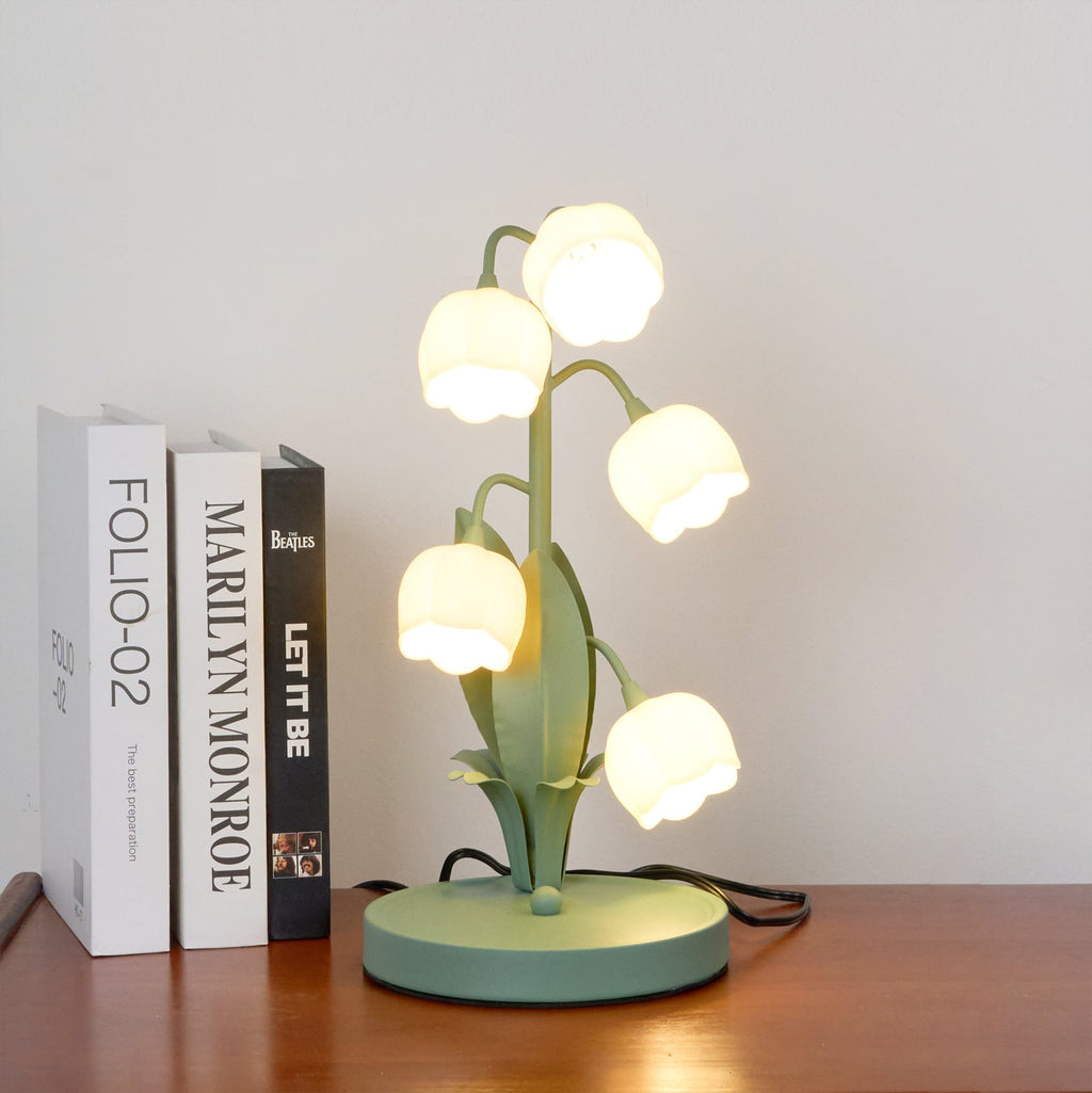 Bell Orchid Floral Table Lamp