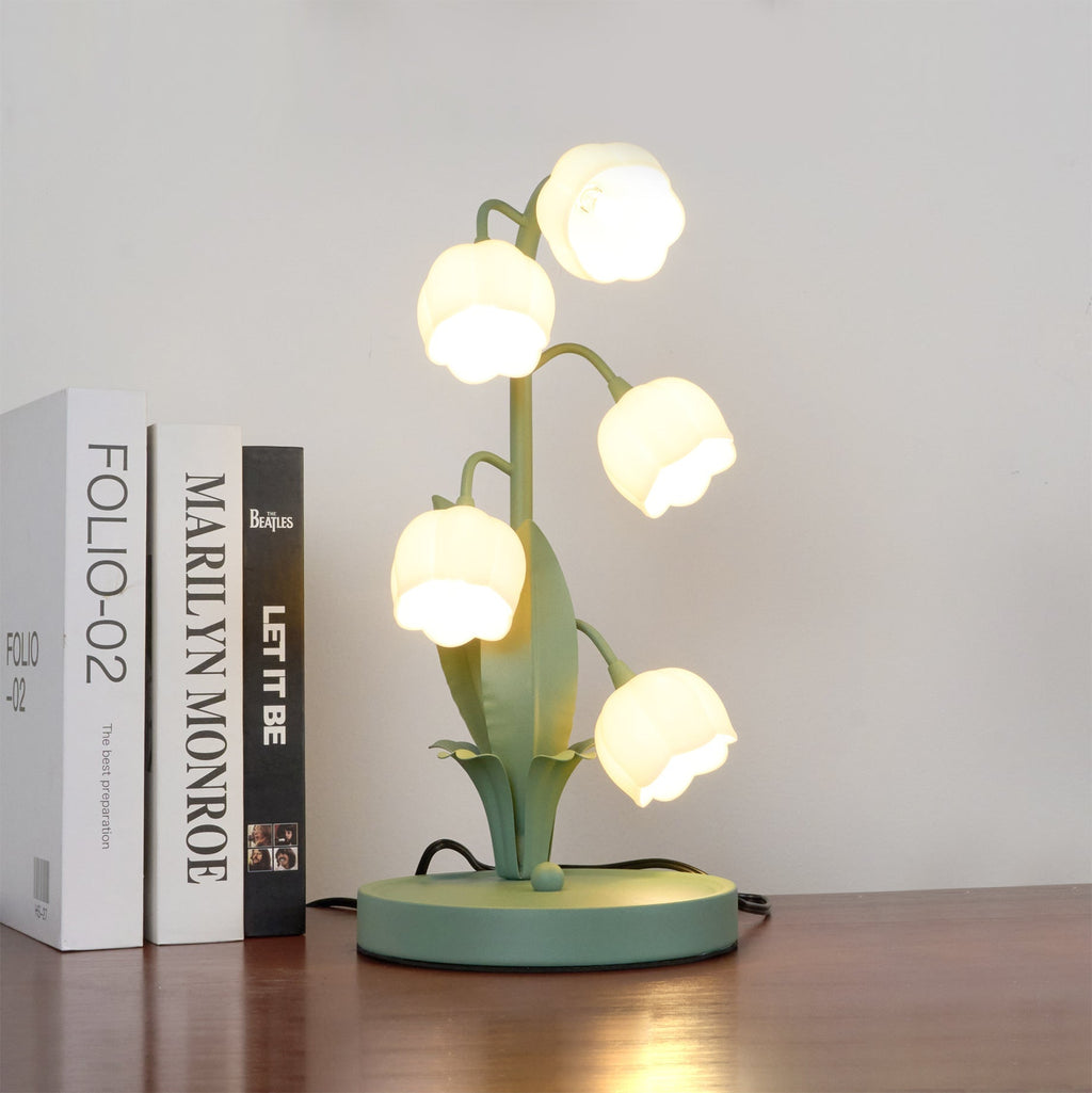 Bell Orchid Floral Table Lamp