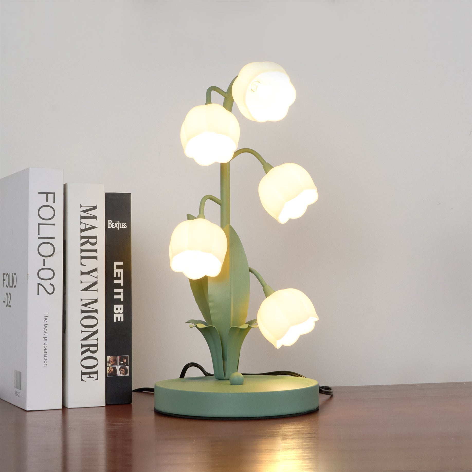 Bell Orchid Floral Table Lamp