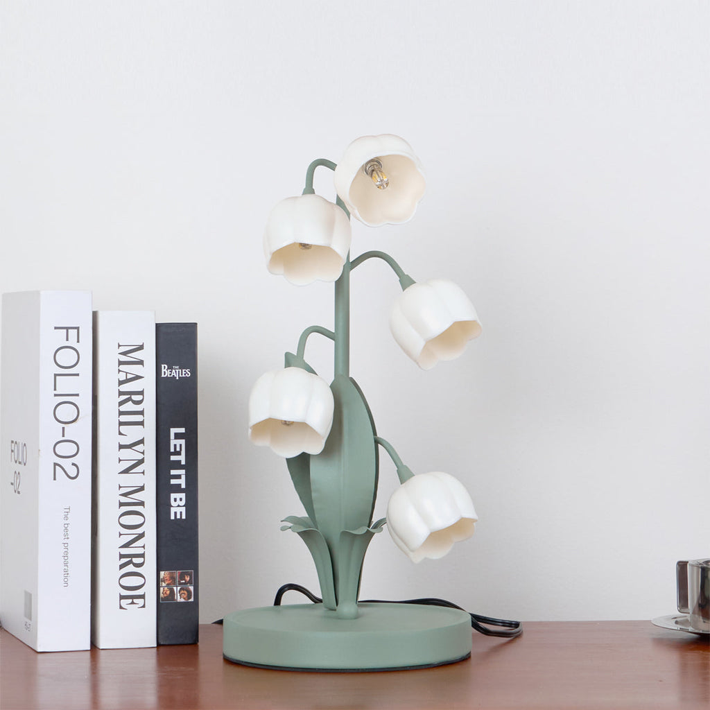Bell Orchid Floral Table Lamp