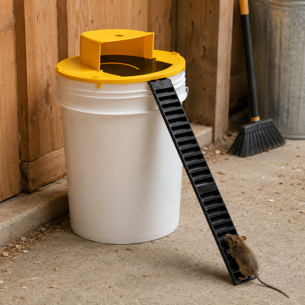 Automatic Bucket Mouse Trap Catcher