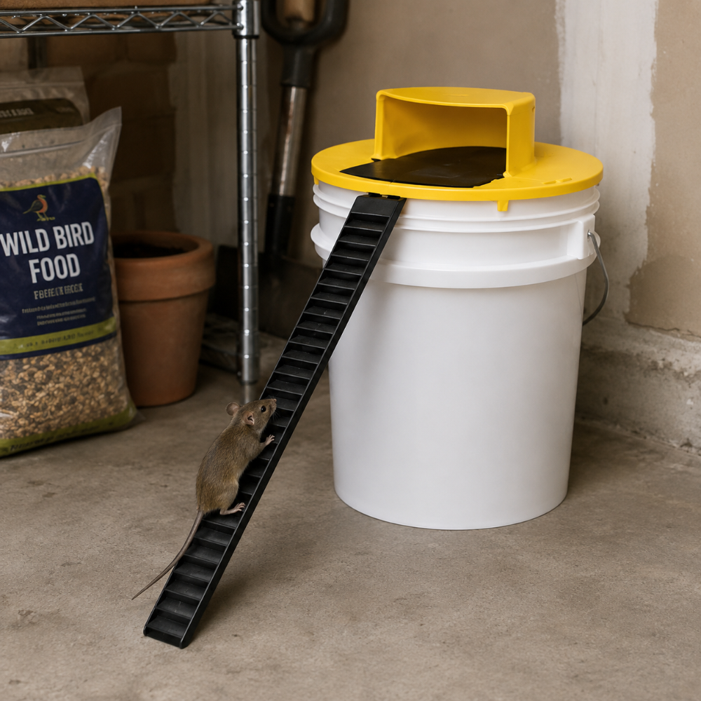 Automatic Bucket Mouse Trap Catcher