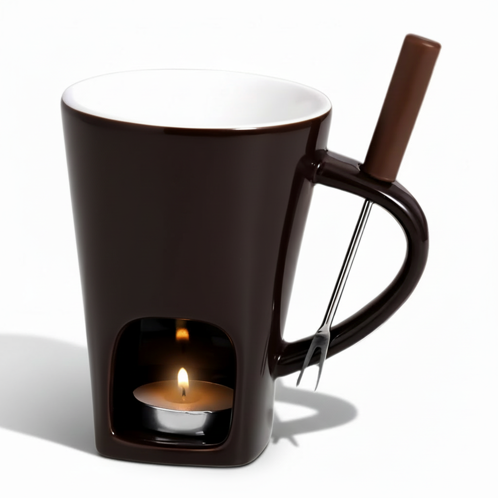 Ceramic Candle Heated Fondue Set