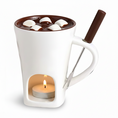Ceramic Candle Heated Fondue Set