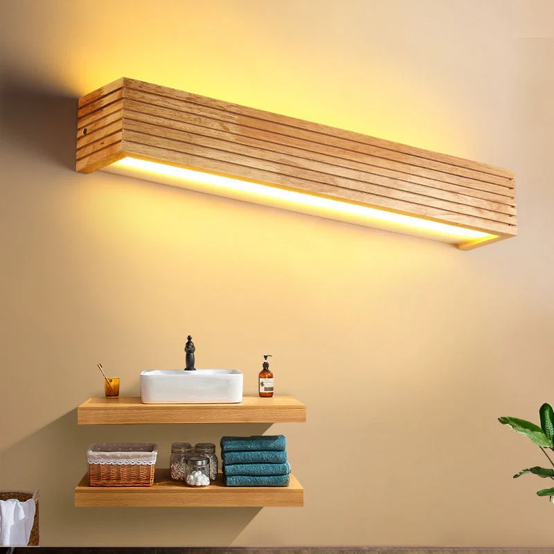 Wooden Minimalist LED Wall Lamp