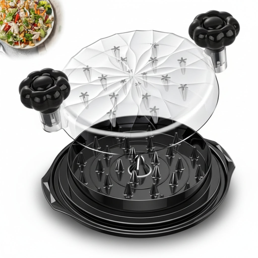 Manual Meat Shredder with Glass Bowl