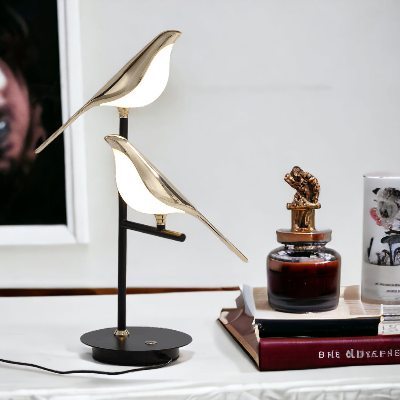 Golden Birdlight Wall Sconce