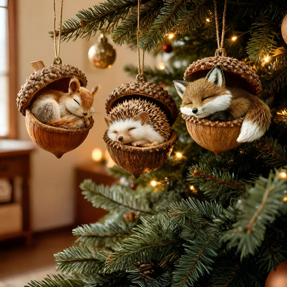 Woodland Animal Christmas Ornaments