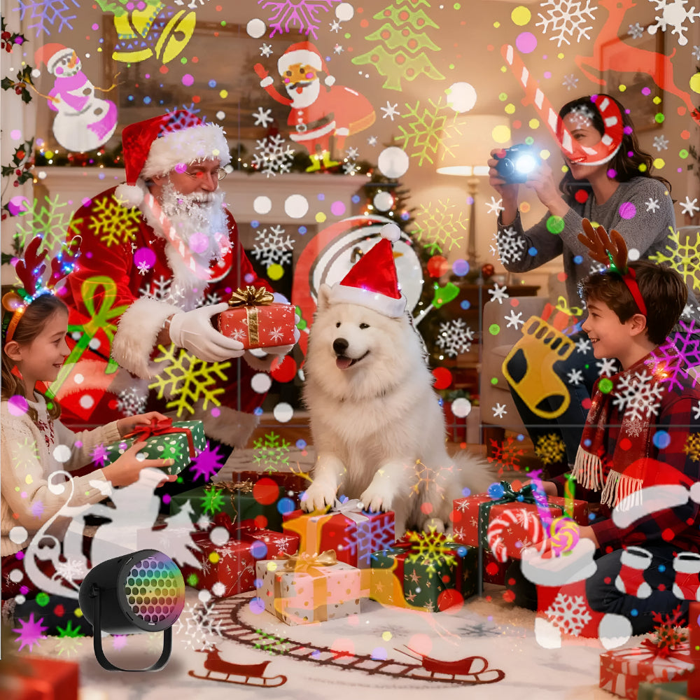 Rotating LED Christmas Projector Light