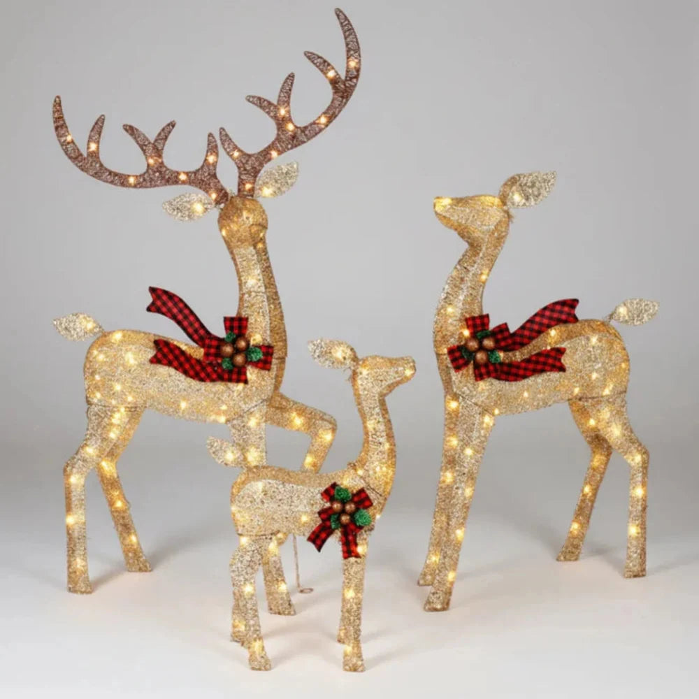 Tuinverlichting Kerst Rendieren Set Waterdicht LED Buiten Decor