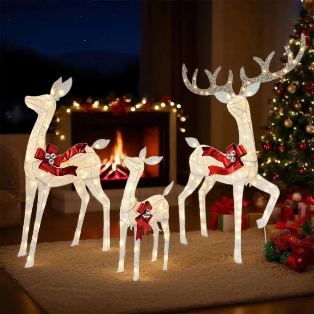 Tuinverlichting Kerst Rendieren Set Waterdicht LED Buiten Decor - Image 7