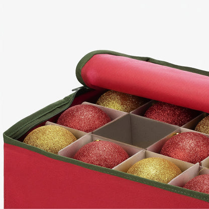 Divided Christmas Ornament Storage Box
