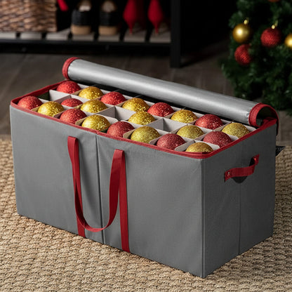 Divided Christmas Ornament Storage Box