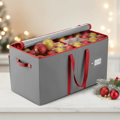 Divided Christmas Ornament Storage Box