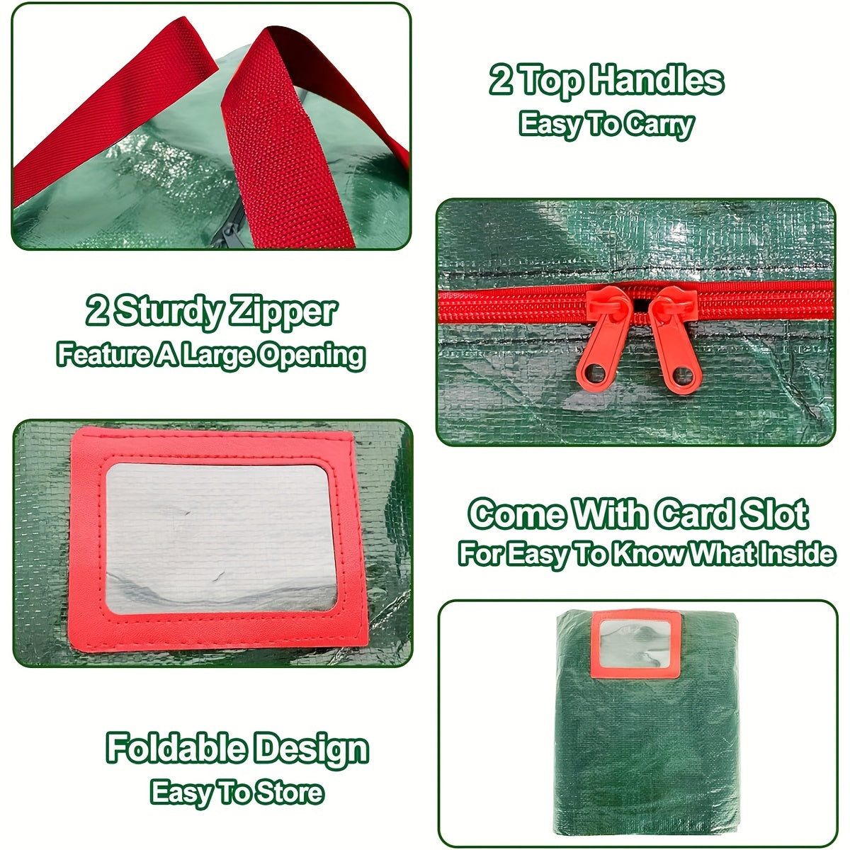 Heavy Duty Waterproof Christmas Tree Bag
