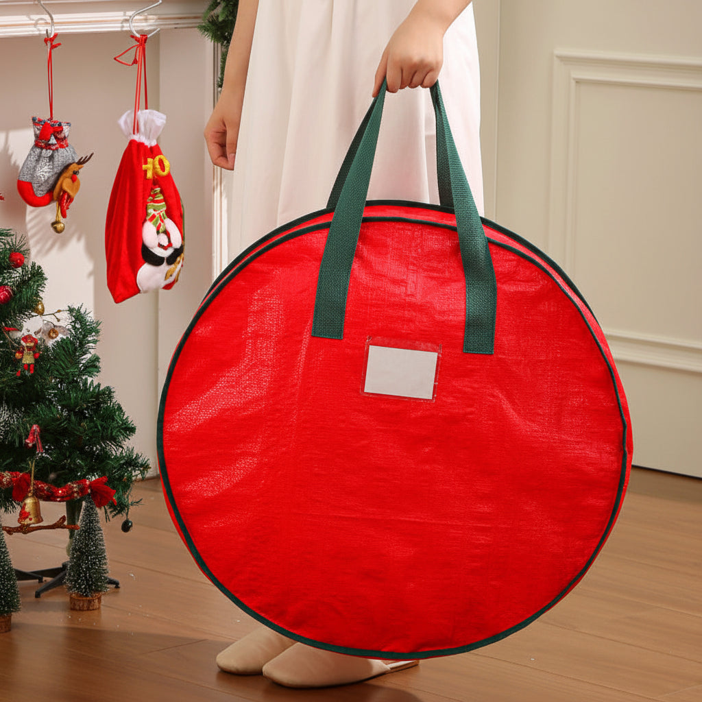 Polyester Ornament Storage Organiser Bag