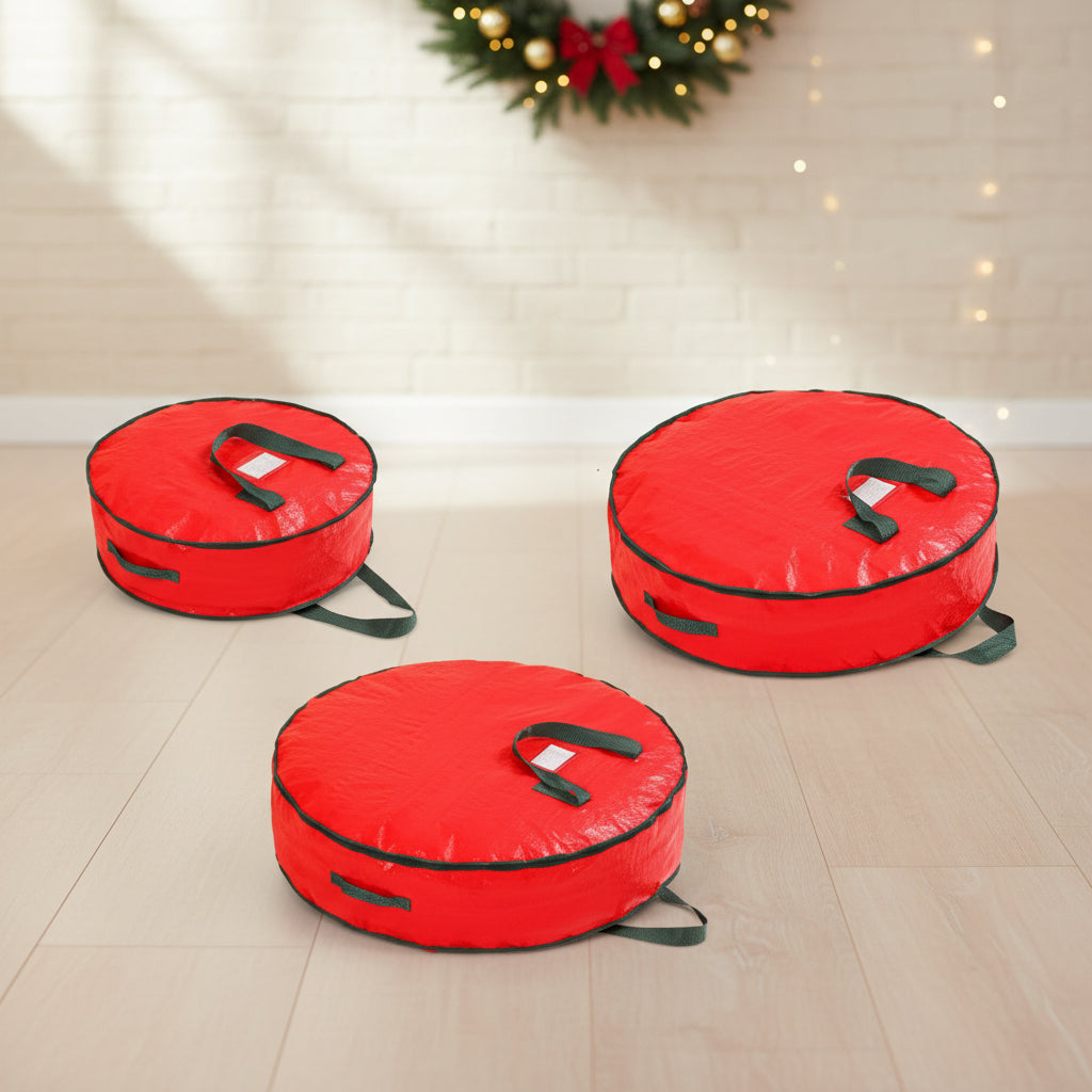 Polyester Ornament Storage Organiser Bag