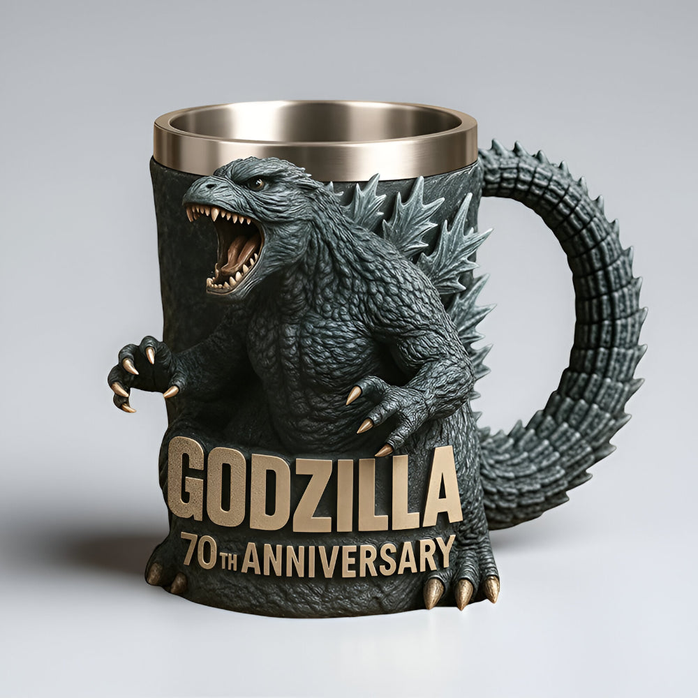 3D Sculpted Monster Ceramic Mug