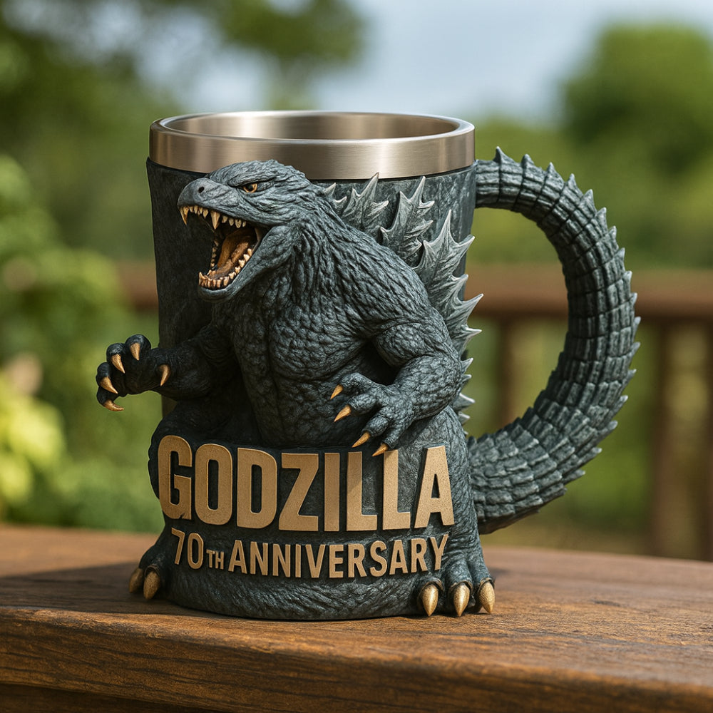 3D Sculpted Monster Ceramic Mug