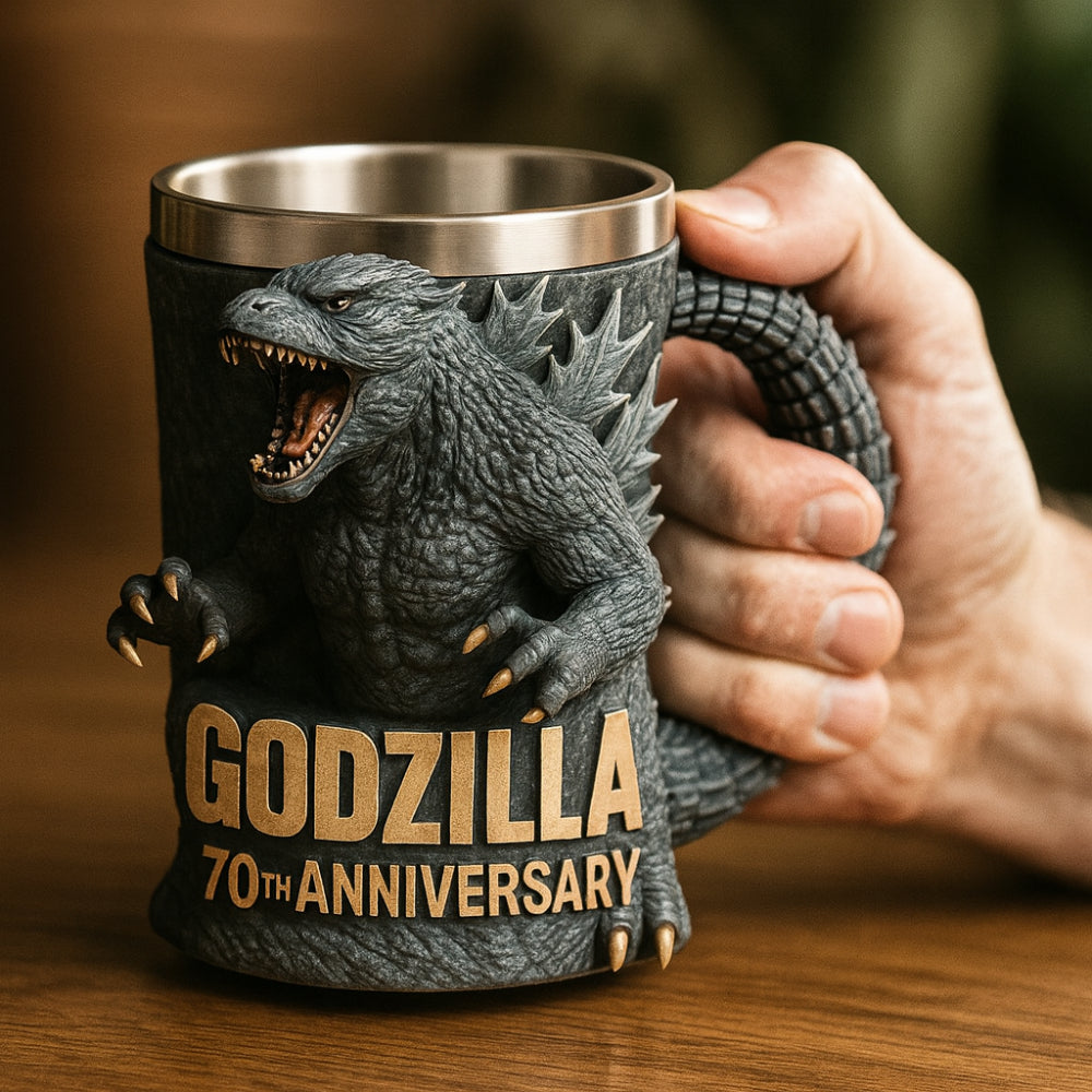 3D Sculpted Monster Ceramic Mug