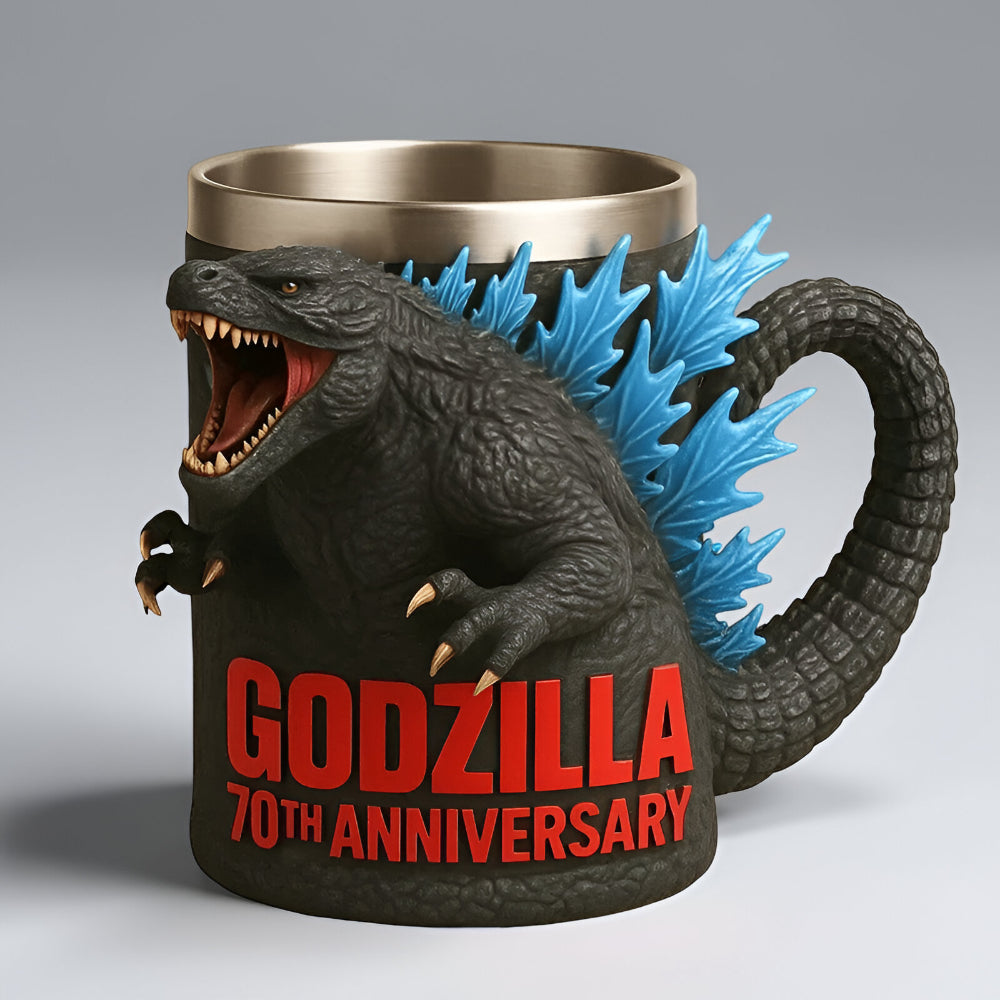 3D Sculpted Monster Ceramic Mug