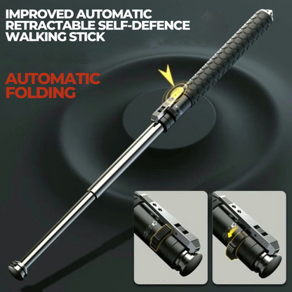 Collapsible Hiking Pole Telescopic Walking Stick for Trekking Safety 5