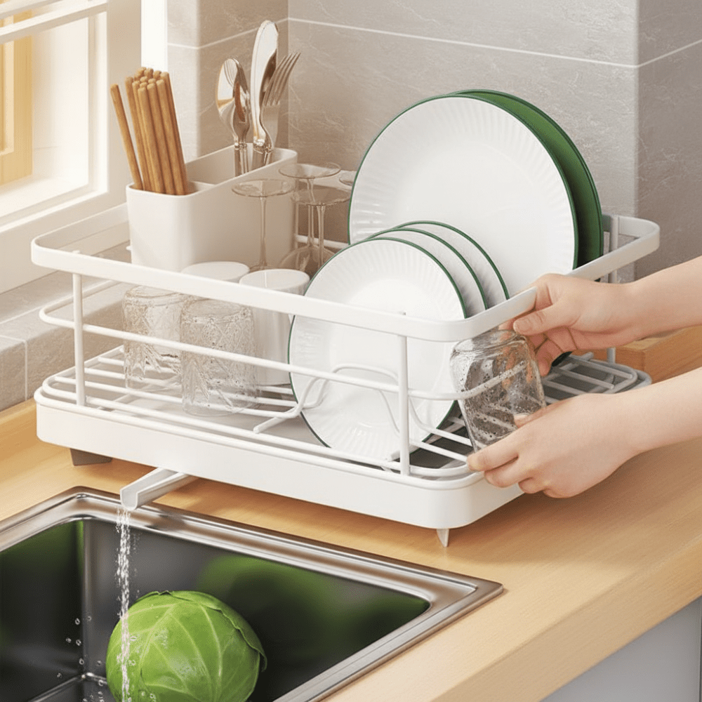 Stainless Steel Countertop Dish Drying Rack