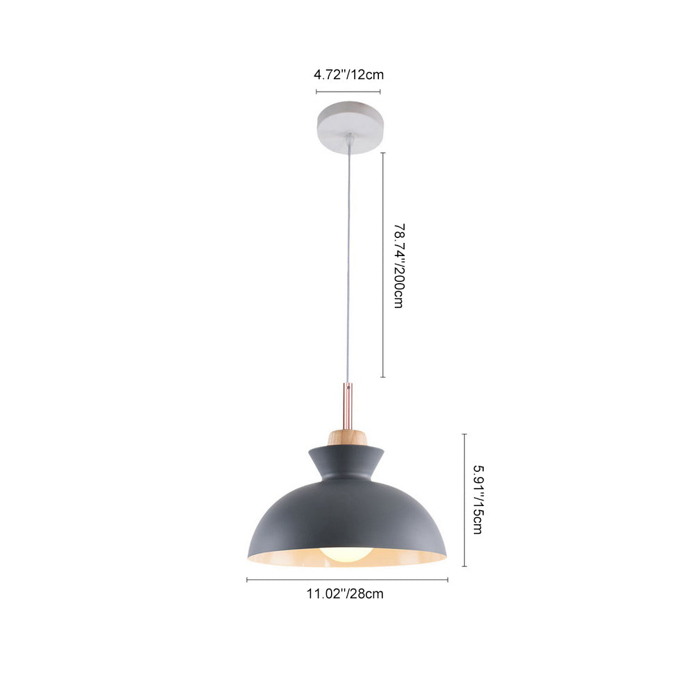 Scandinavian Dome Pendant Light