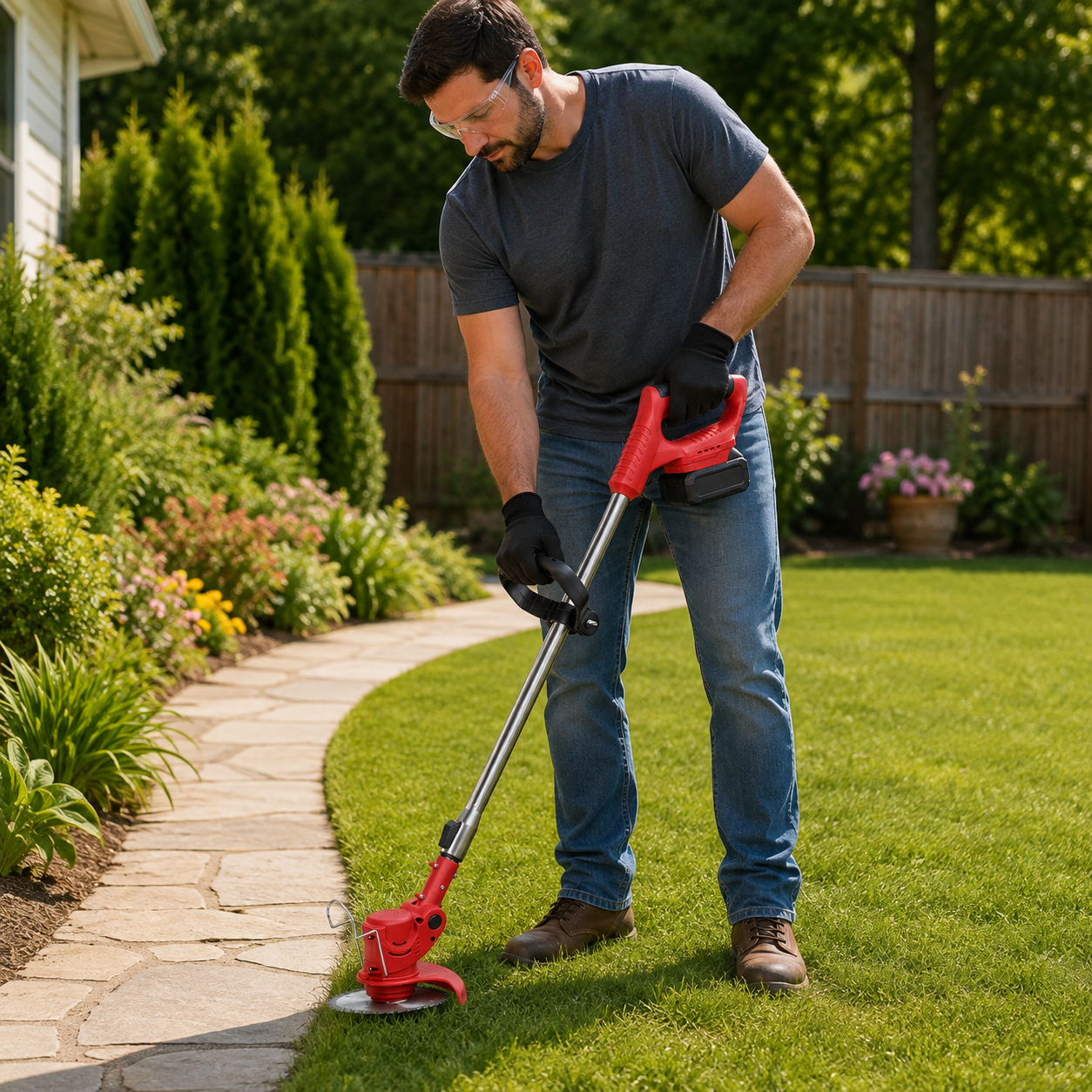 Cordless Battery Powered Grass Trimmer
