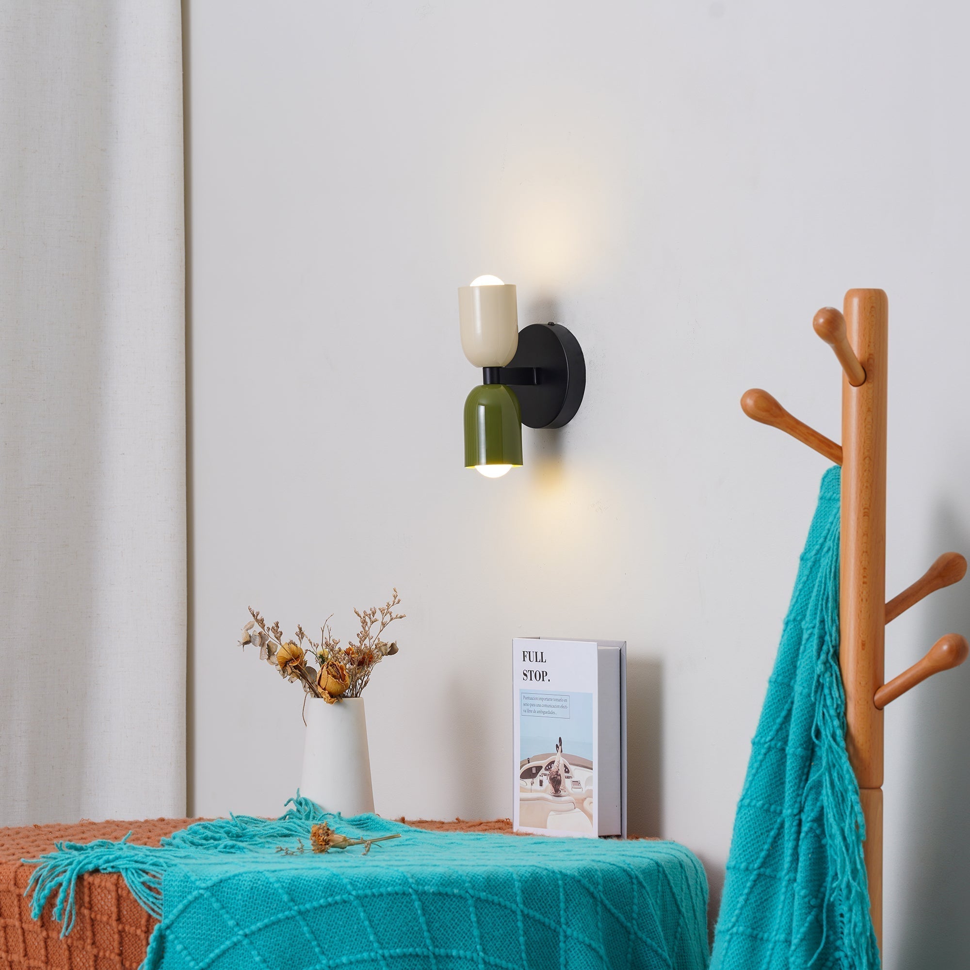 Nordic Macaron Colour Bedside Wall Lamp