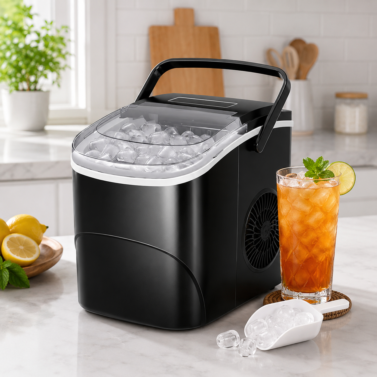 Compact Bullet Ice Maker Machine