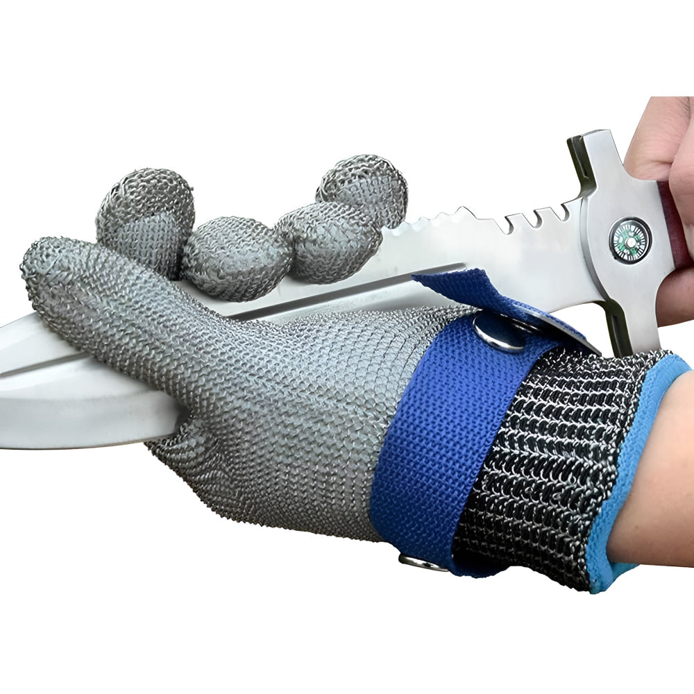 Cut Resistant Metal Mesh Kitchen Gloves