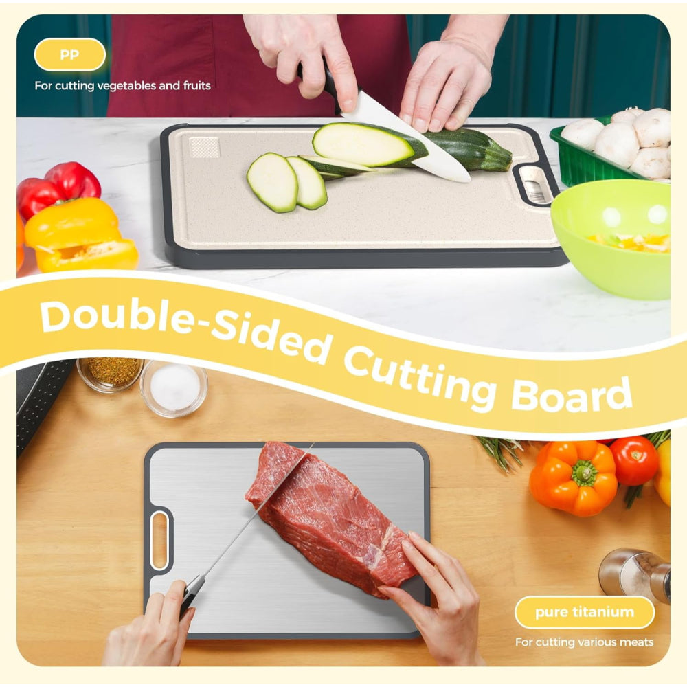 Double Sided Metal Kitchen Prep Board
