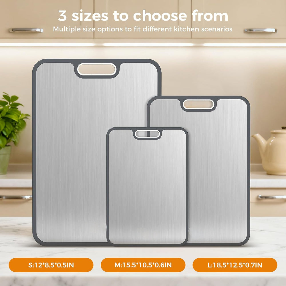 Double Sided Metal Kitchen Prep Board