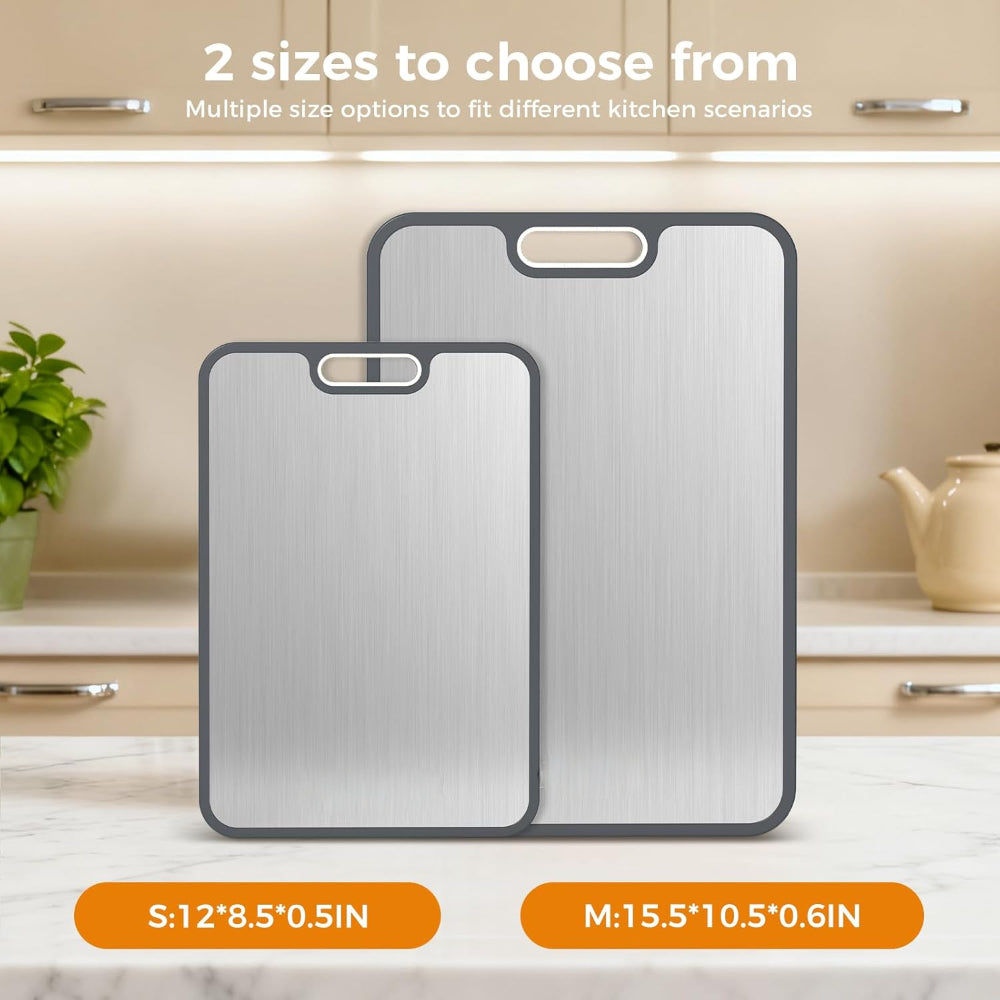 Double Sided Metal Kitchen Prep Board