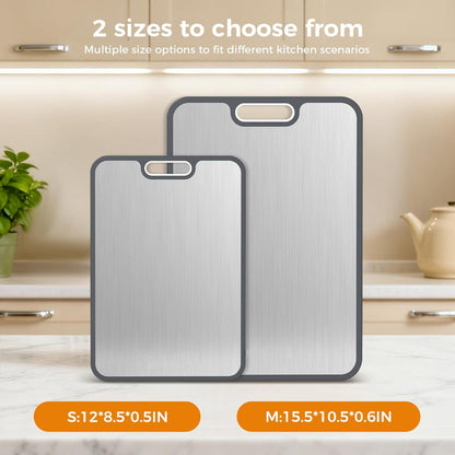 Double Sided Metal Kitchen Prep Board