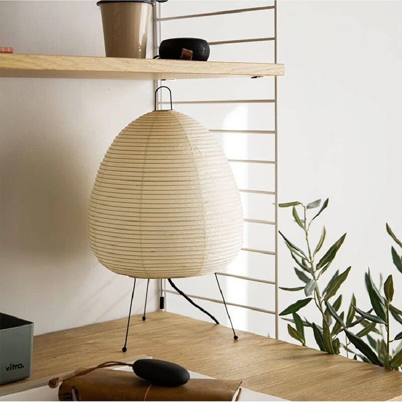 Japanese Rice Paper Zen Table Lamp
