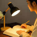Nordic Adjustable Wooden Desk Lamp