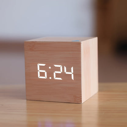 LED Desk Clock with Temperature Timer