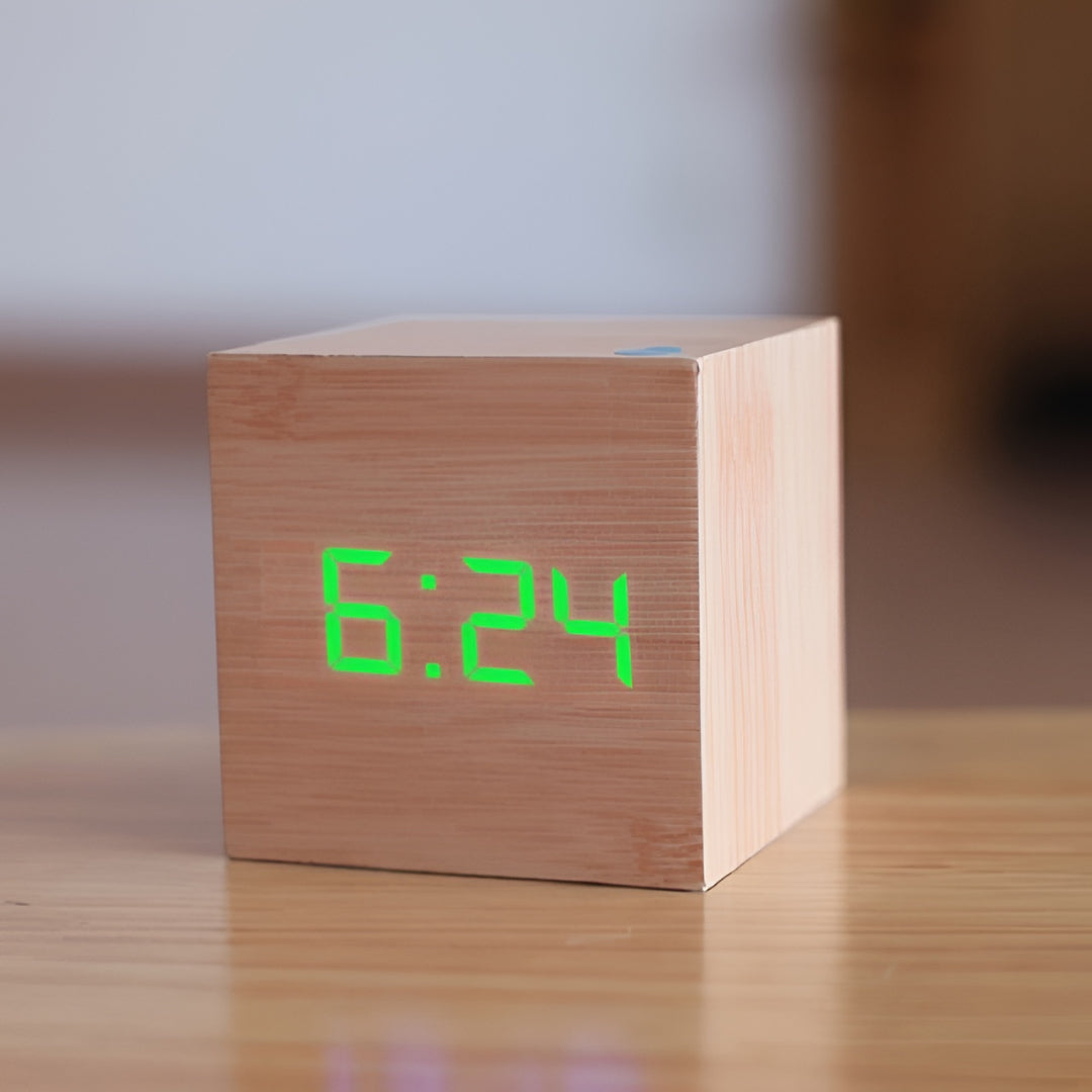 LED Desk Clock with Temperature Timer
