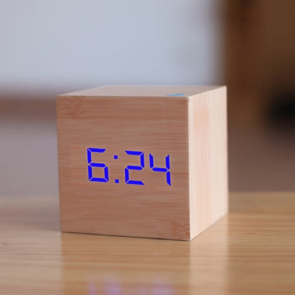 LED Desk Clock with Temperature Timer
