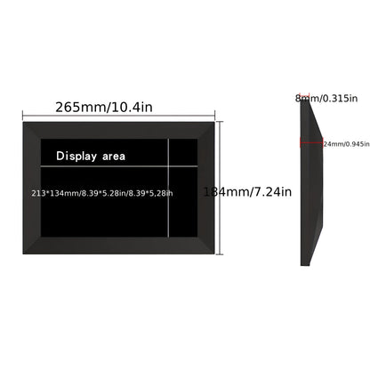 WiFi Touchscreen HD Digital Photo Frame