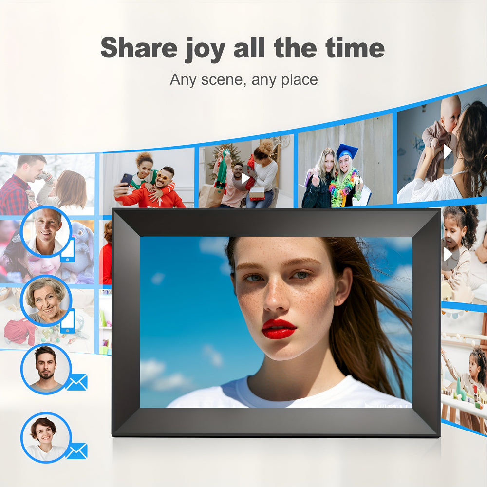 WiFi Touchscreen HD Digital Photo Frame