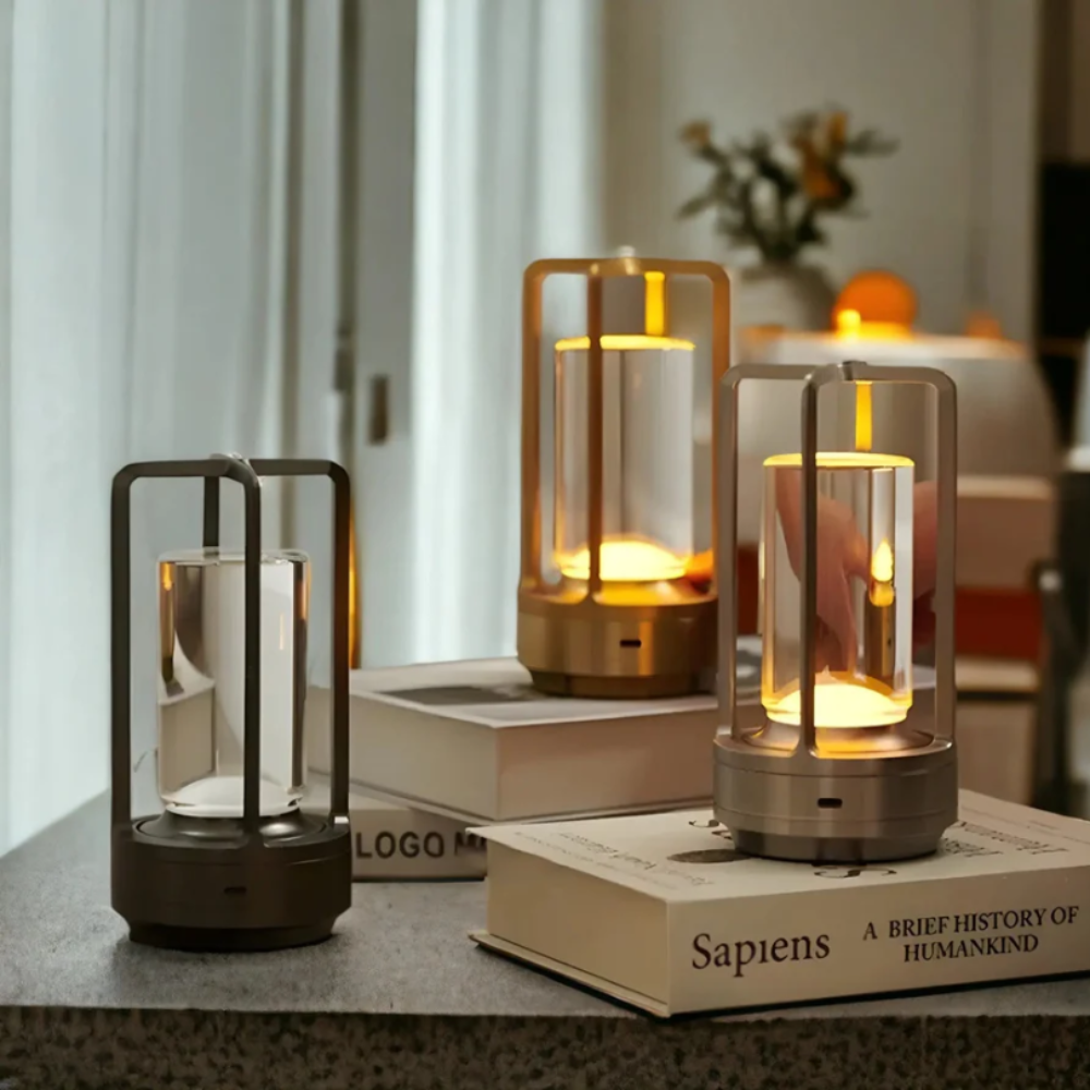 Dimmable Wireless Table Lamp Scandinavian Design Touch Control 0