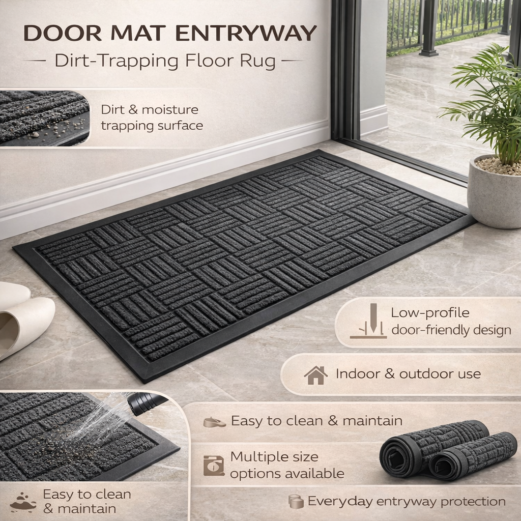 Dirt Trapping Entryway Floor Rug