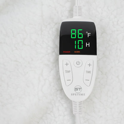 Electric Heated Blanket Wearable Sherpa Fleece Throw Adults - Image 5