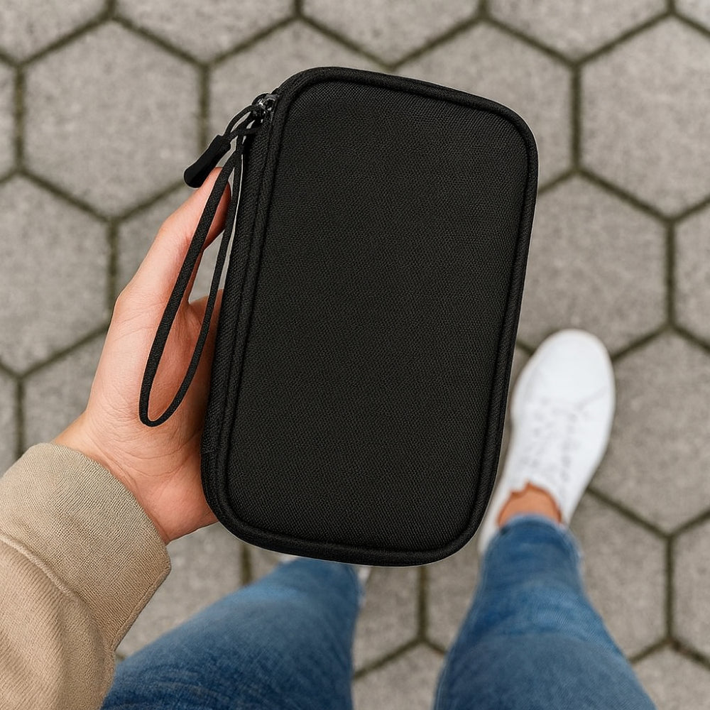 Portable Travel Electronics Organiser Case